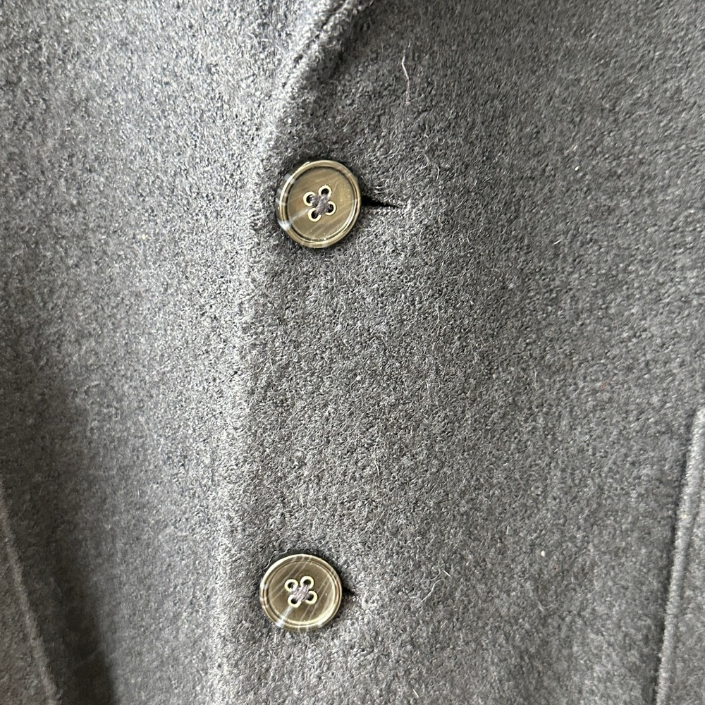 Men’s EXPRESS Slim Navy Textured Boucle Wool-Blend Blazer size 40s Slim - Picture 11 of 12